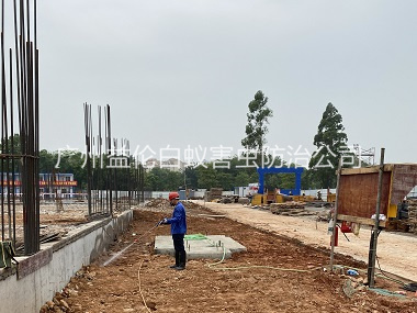 万顷沙地基白蚁预防工程